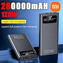 Xiaomi 120W 200000mAh Power Bank Super Fast Charging High Capacity Portable Digital Display LED Power Bank For iPhone Samsung