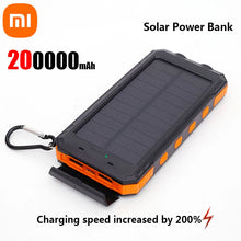 Xiaomi 200000mAh Solar Power Bank Portable Large Capacity Charger Compatible with IOS Android USB-A and USB-C Fast Charging