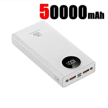 50000mAH Super High Capacity Power Bank 120W Fast Charging Powerbank Portable Battery Charger For iPhone Xiaomi Sumsung Huawei