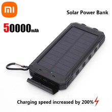 Xiaomi 200000mAh Solar Power Bank Portable Large Capacity Charger Compatible with IOS Android USB-A and USB-C Fast Charging